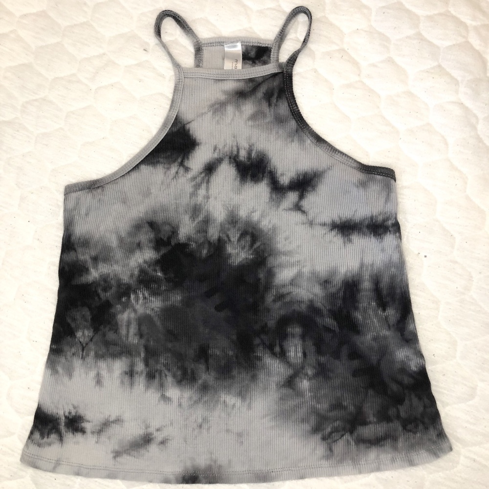 Tie Dye Cropped Halter Top
